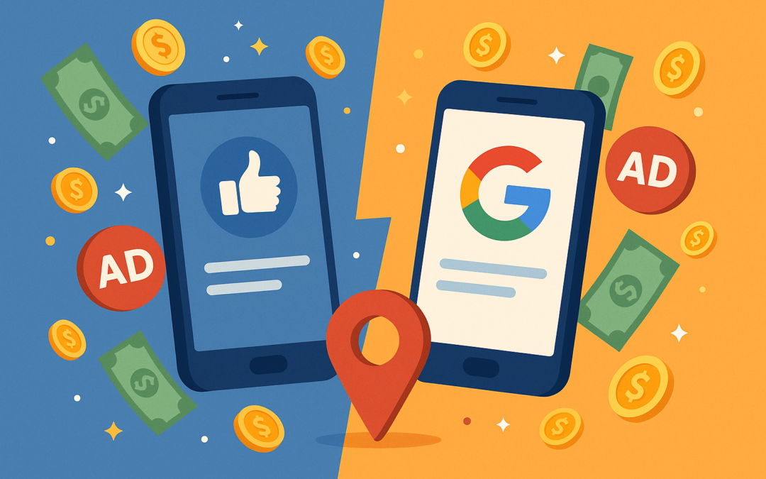 Facebook Ads vs Google Ads – co wybrać dla lokalnego biznesu?